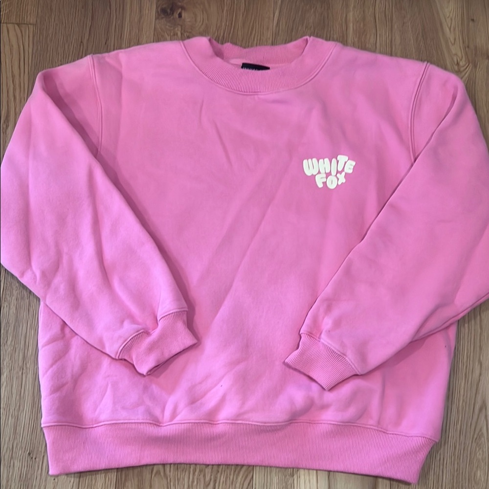 White Fox Boutique Pink Sweatshirt
